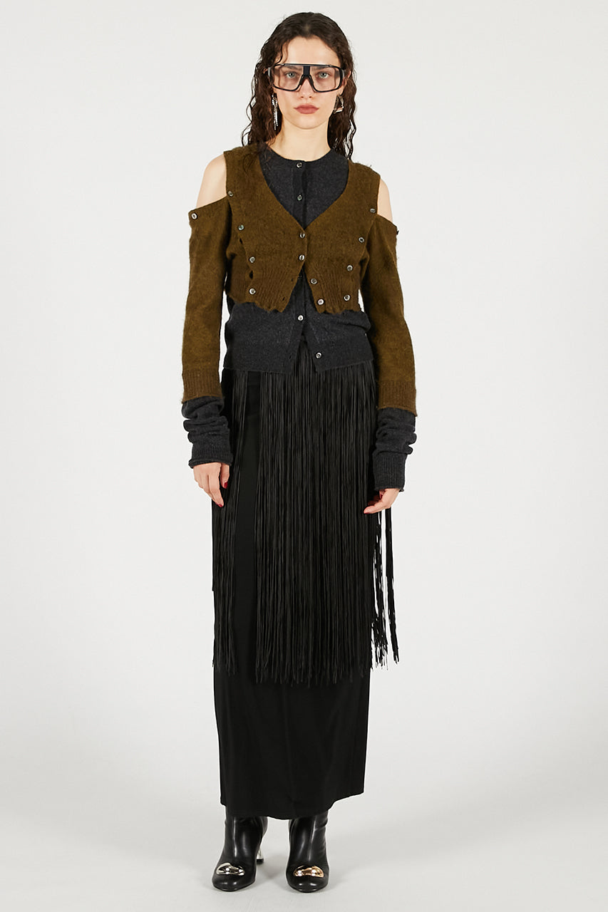 Fringe Belt Skirt