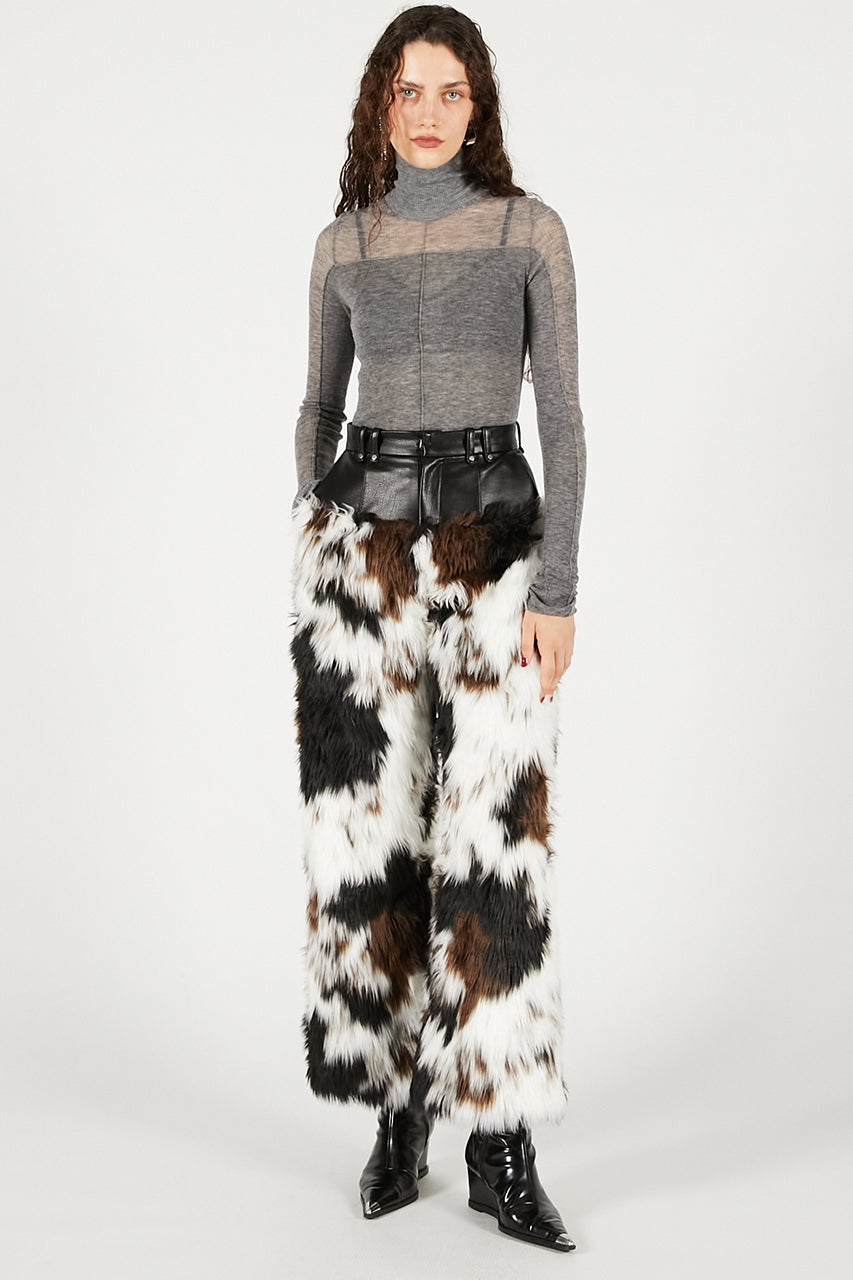 Fur Trim Pants - PRE ORDER