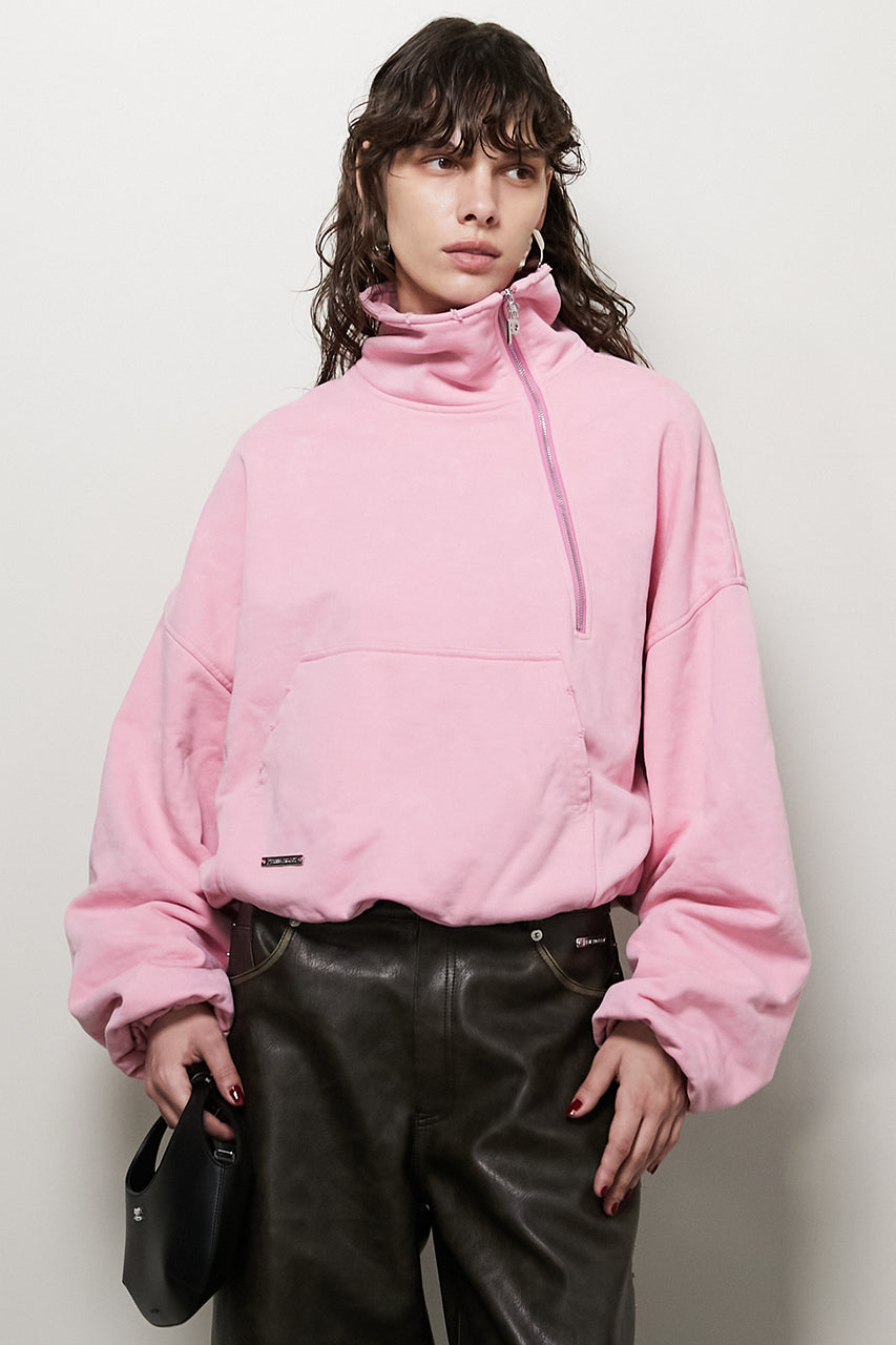 Asymmetry Zip Sweatshirts