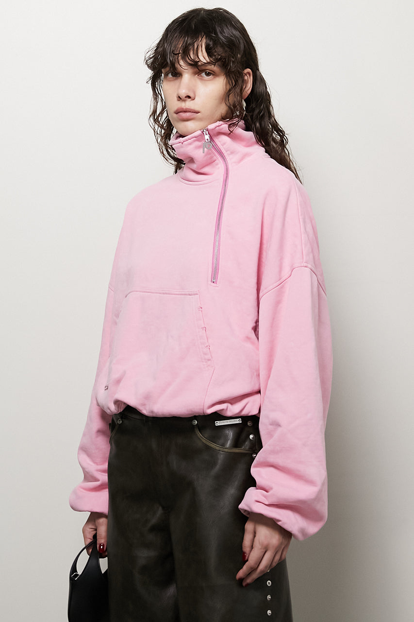 Asymmetry Zip Sweatshirts