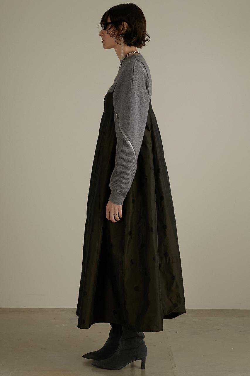 Dots Jacquard Maxi Dress