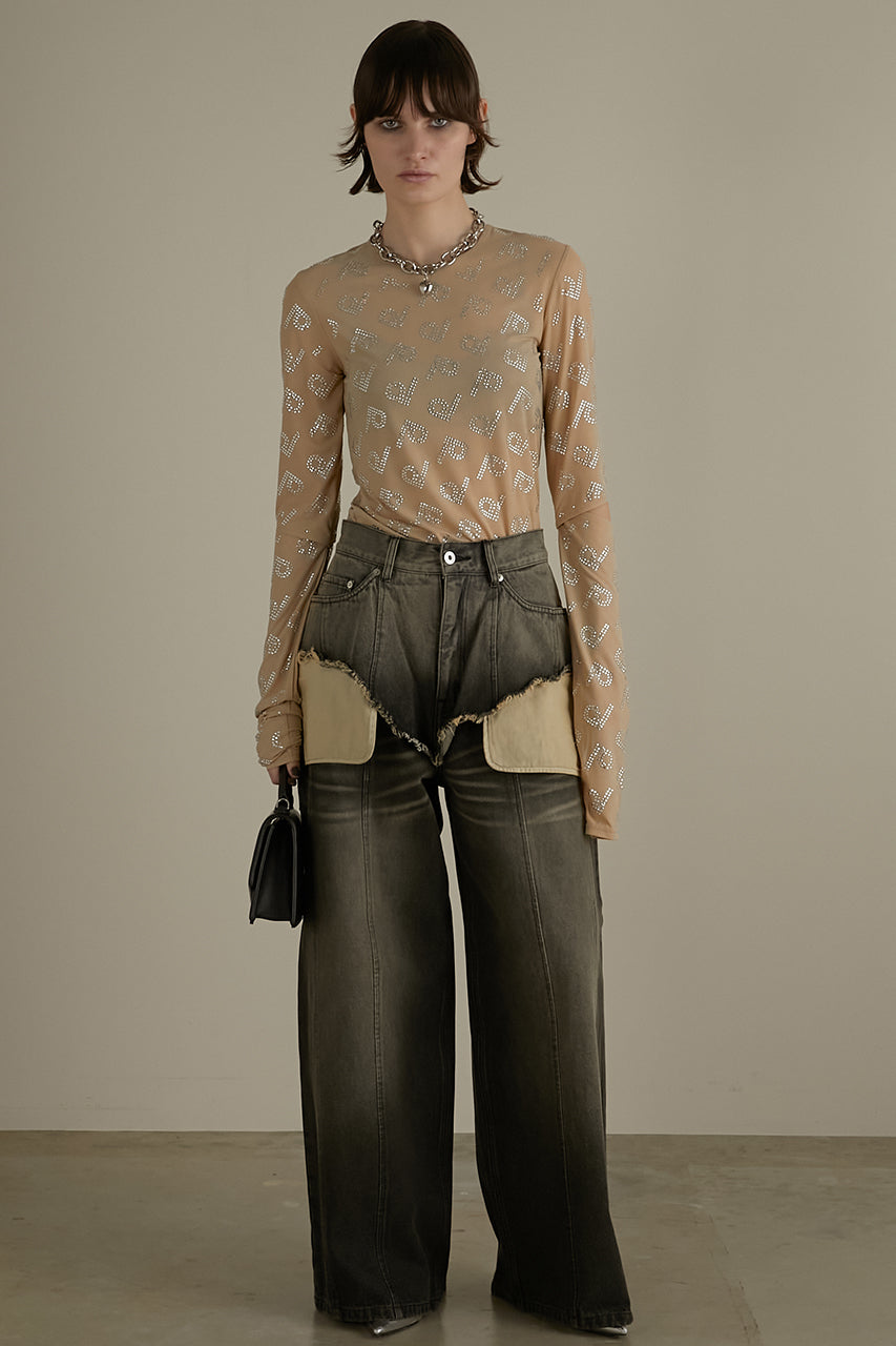 Shorts Layered Denim