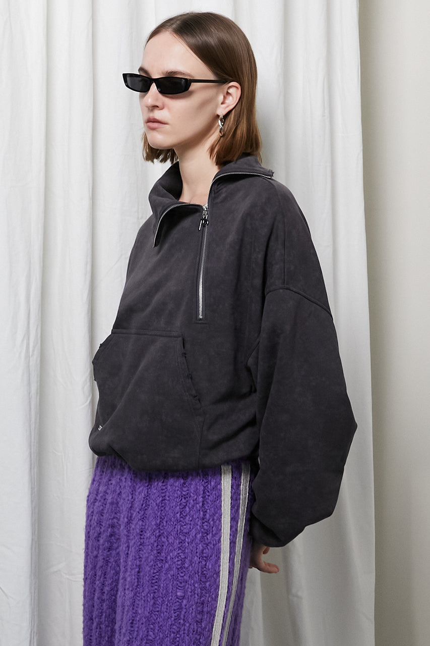 Asymmetry Zip Sweatshirts