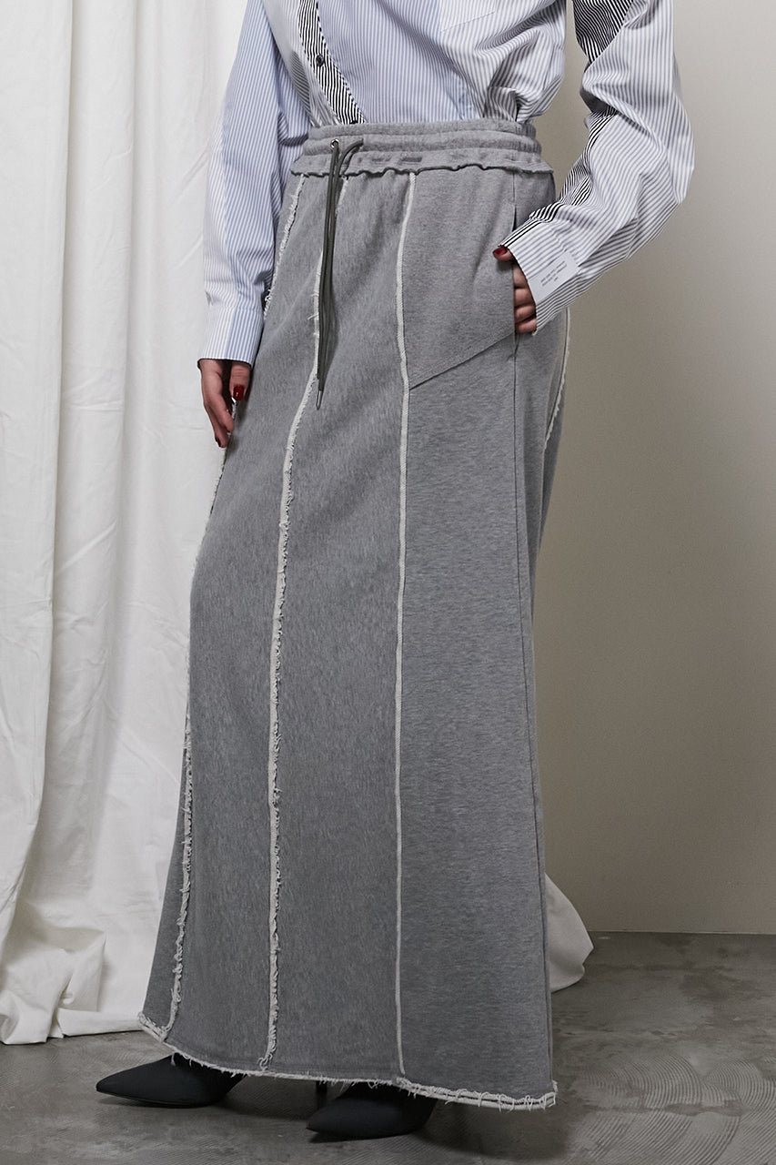 Outseam Sweatshirt Maxi Skirt