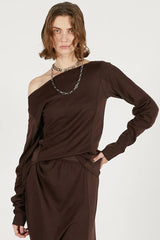 Wool Slouchy Sleeve Top - 2025 WINTER