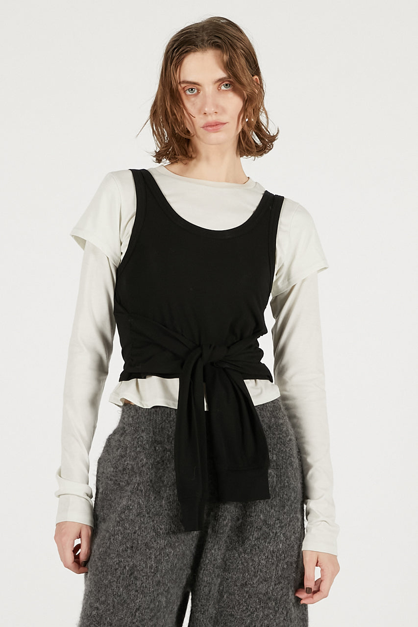 Layered Long Sleeve T-Shirt - SALE