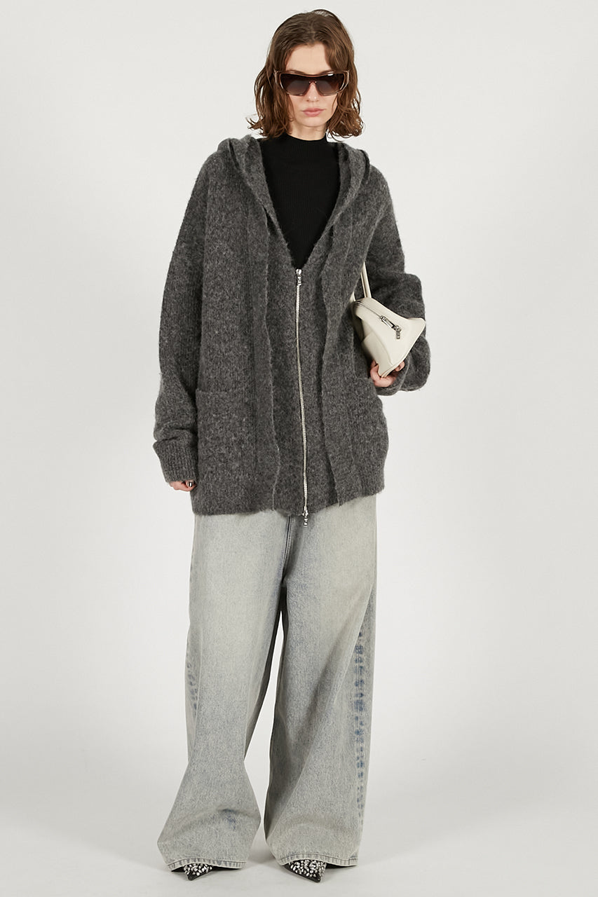 Hooded Zip Cardigan - 2025 WINTER