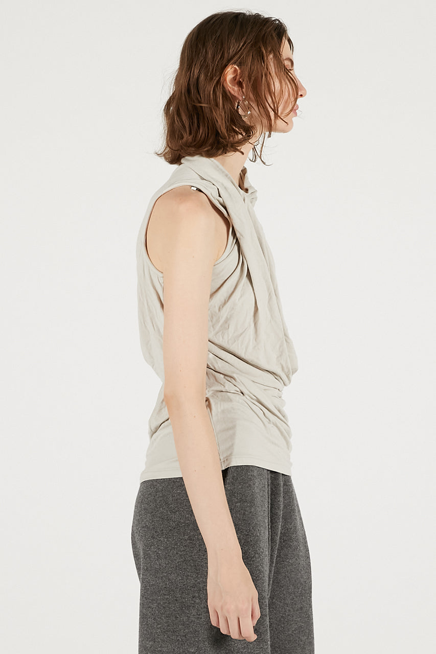 Sleeveless Dalters Top Stone
