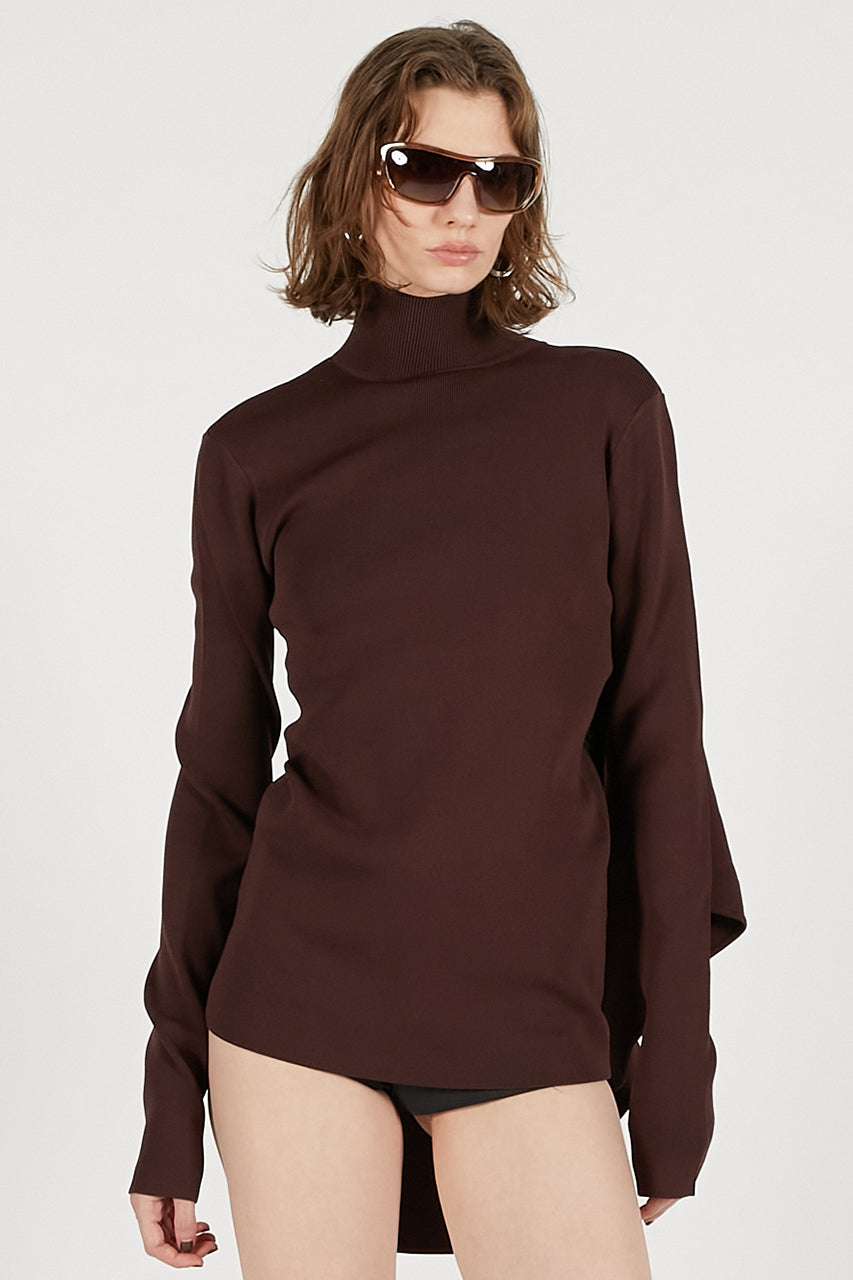 Wrap Sweater Burgendy