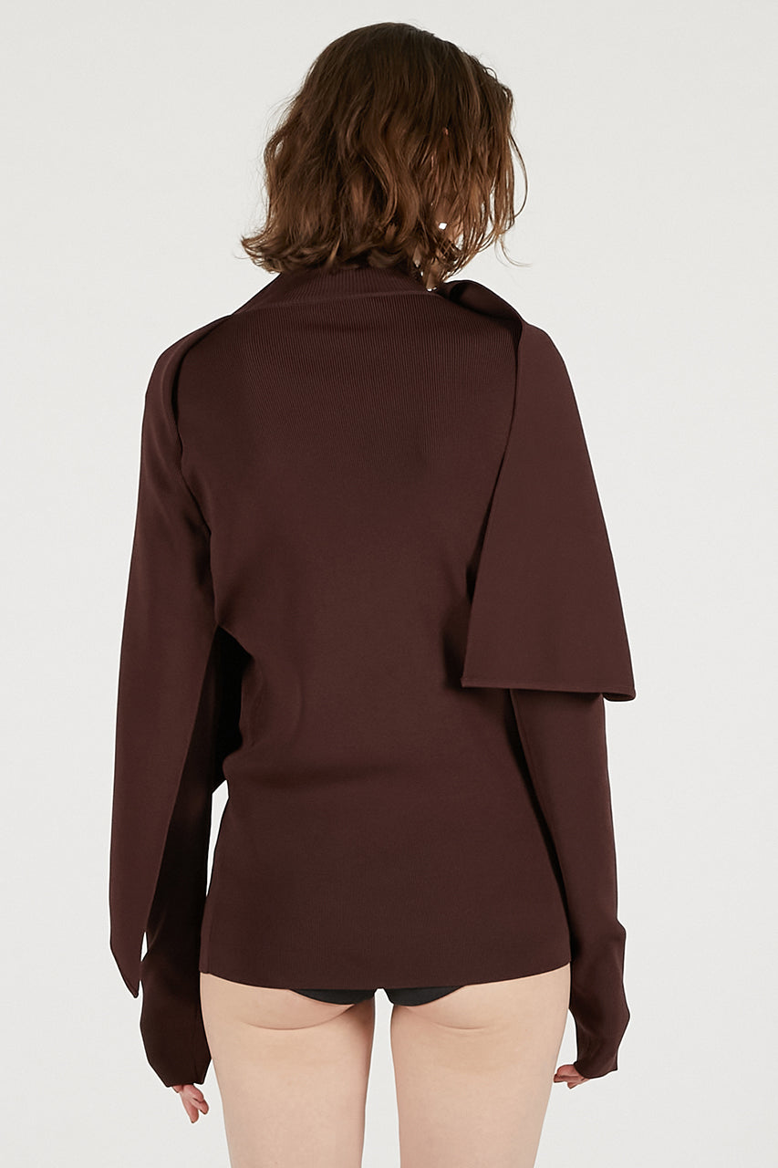 Wrap Sweater Burgendy