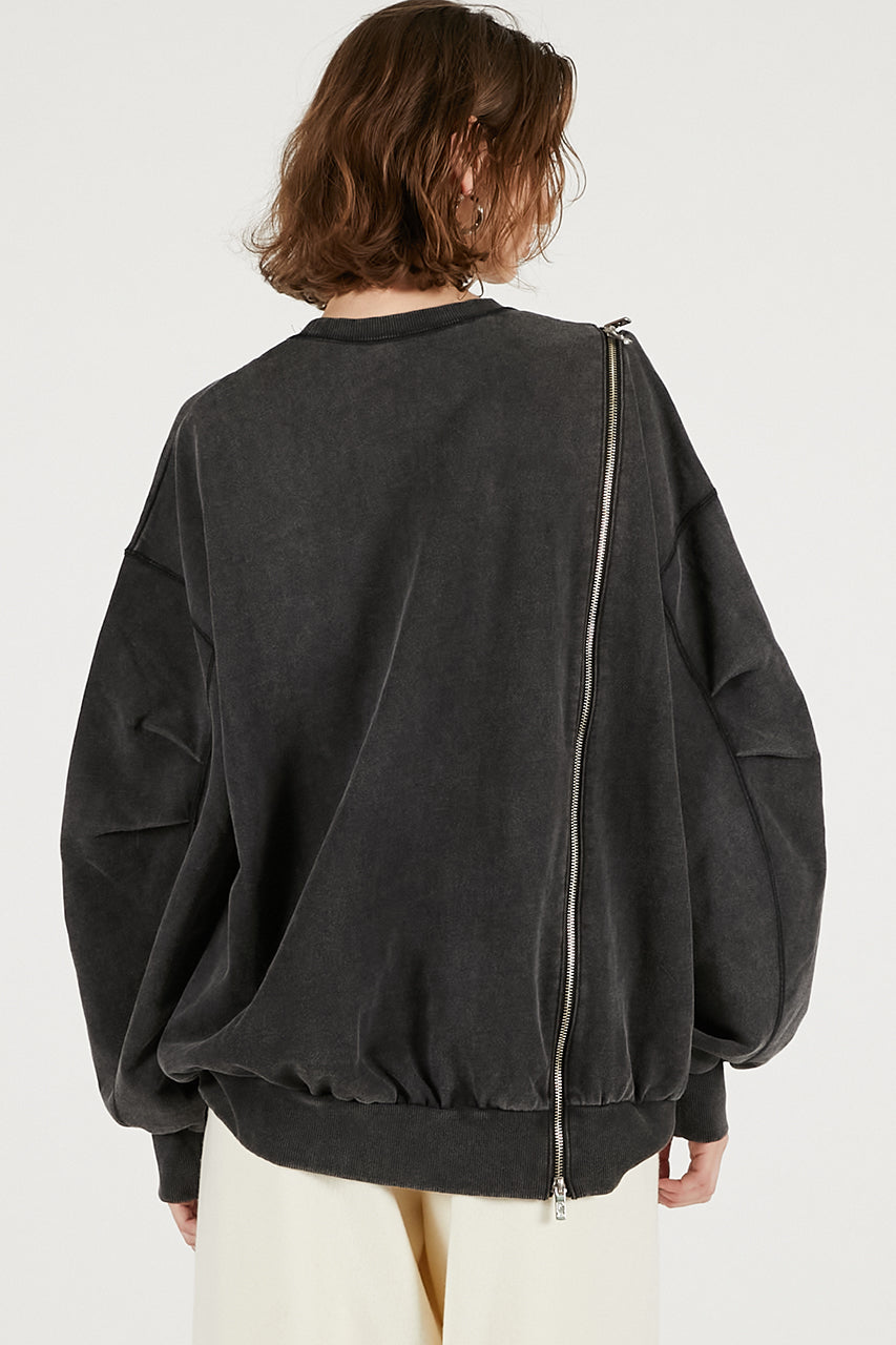 Oversized Zipper Sweatshirt - 2025 WINTER
