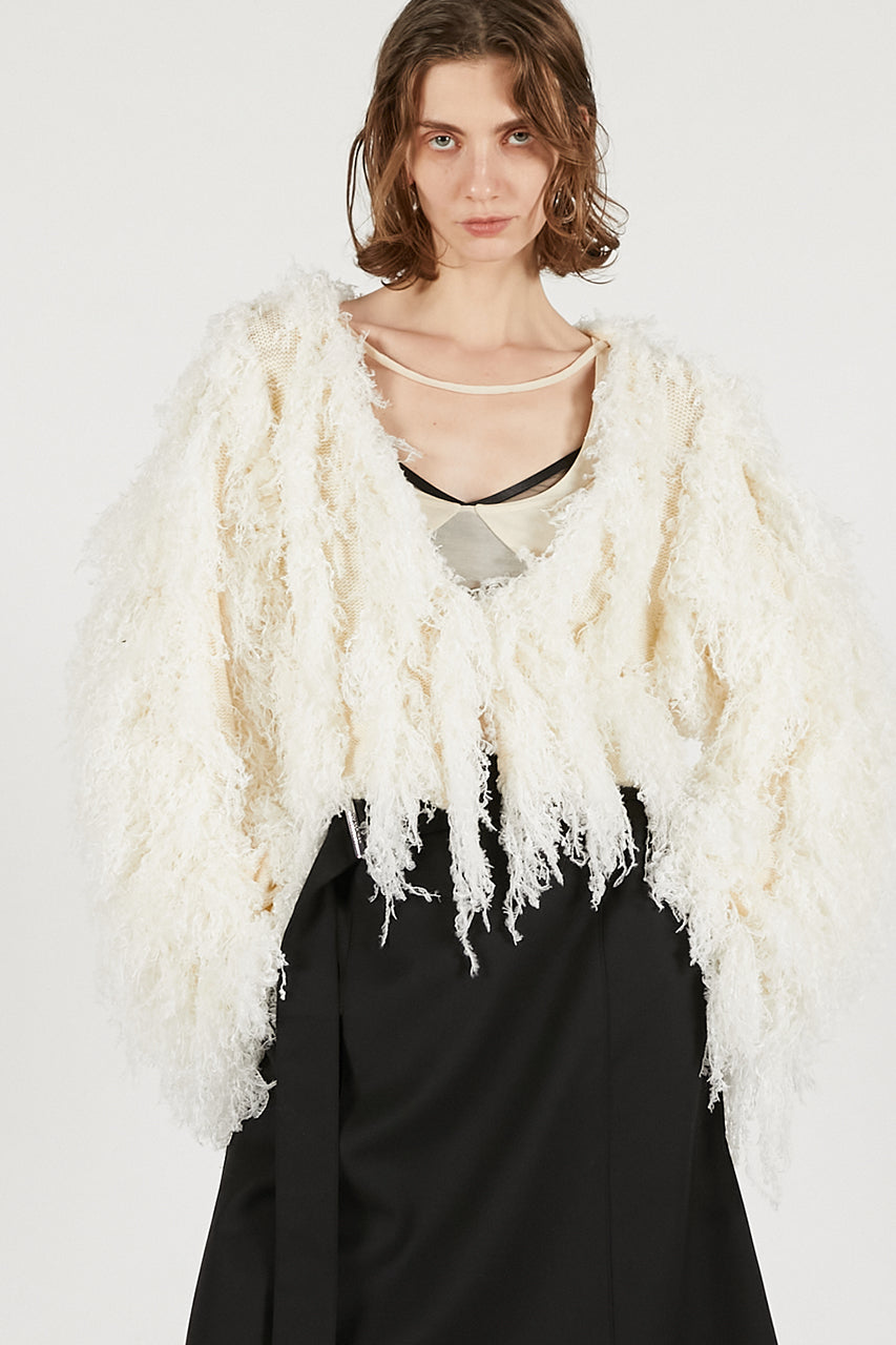 Fluffy Knit Cardigan