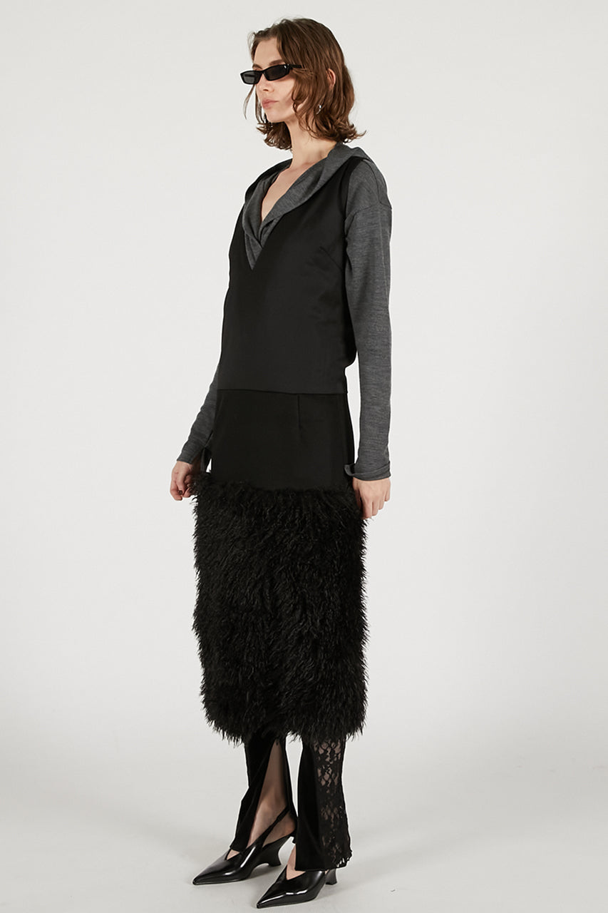 Block Dress Black