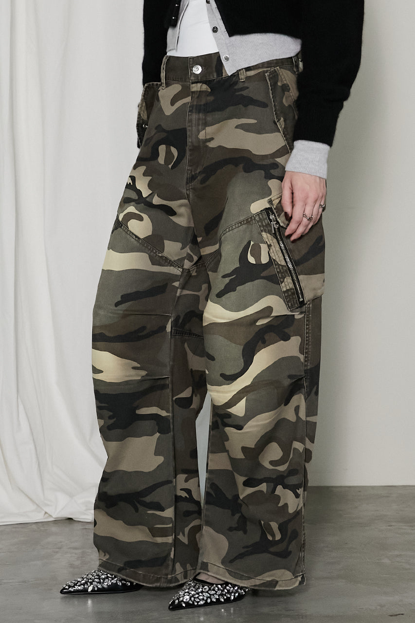 CAMO Zip Cargo Pants - SALE
