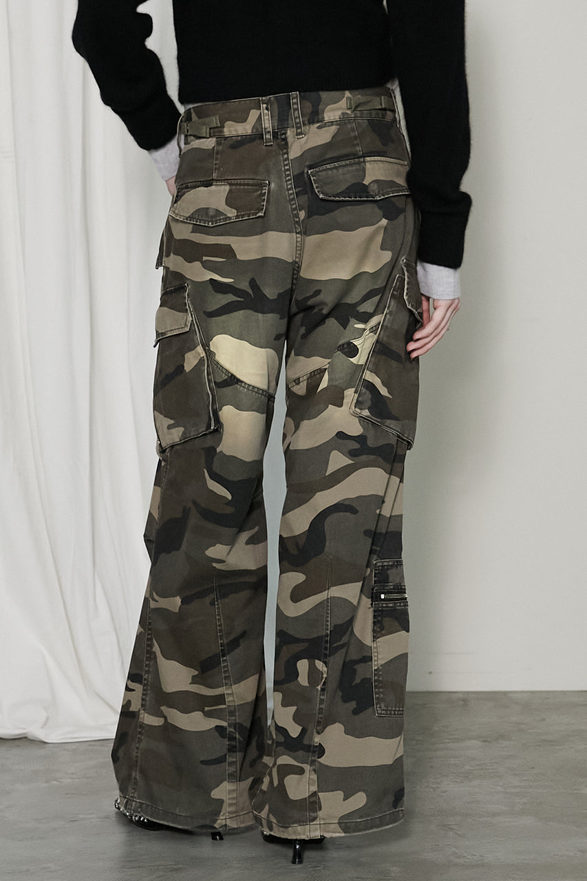 CAMO Zip Cargo Pants - SALE