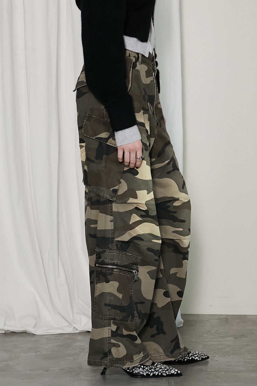 CAMO Zip Cargo Pants - SALE