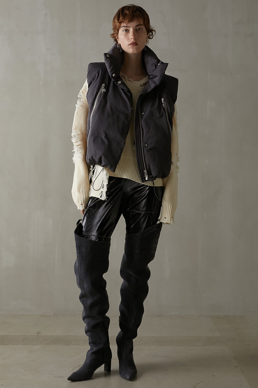 Leather Like Slim Pants - SALE