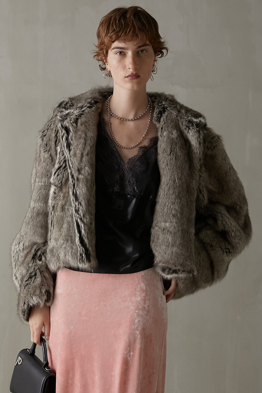 Faux Fur Short Jacket