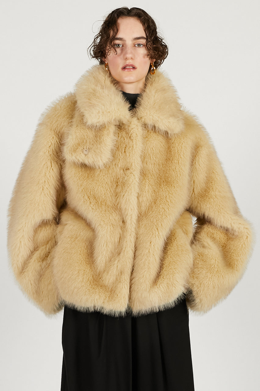Faux Fur Short Coat - 2025 WINTER