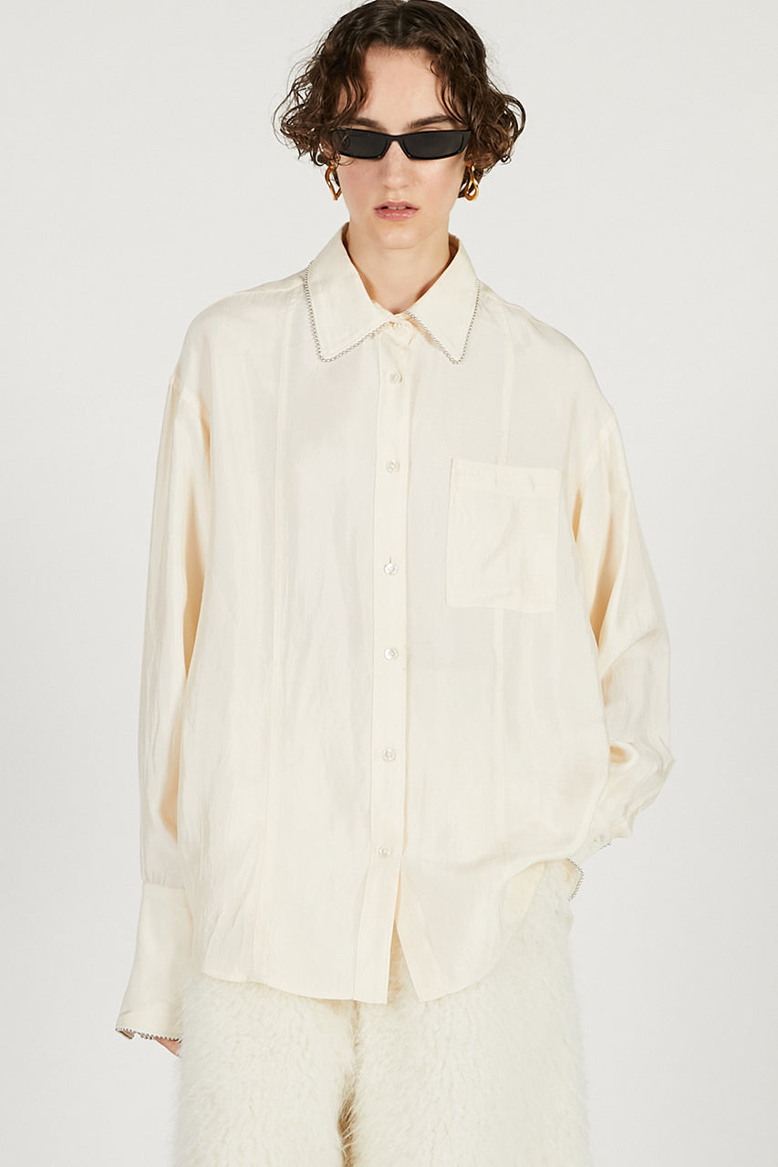 Ball Chain Trim Shirt - SALE