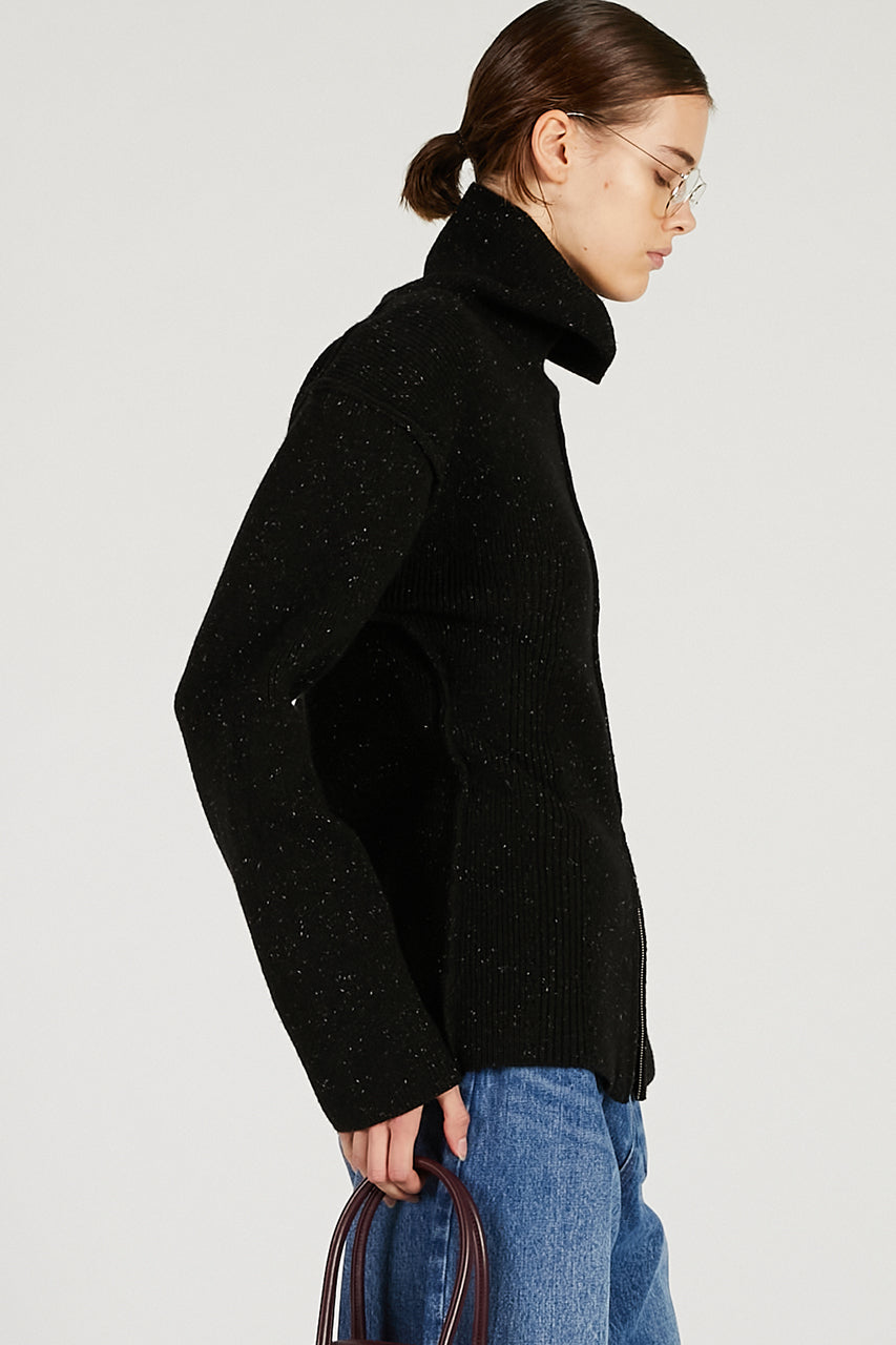 Heavy Turtleneck Knit Tunic