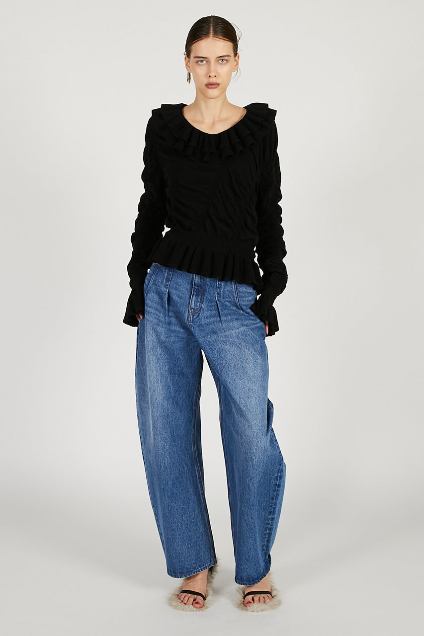 Sharling Ruffled Knit - 2025 WINTER