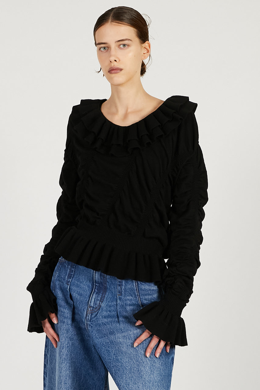 Sharling Ruffled Knit