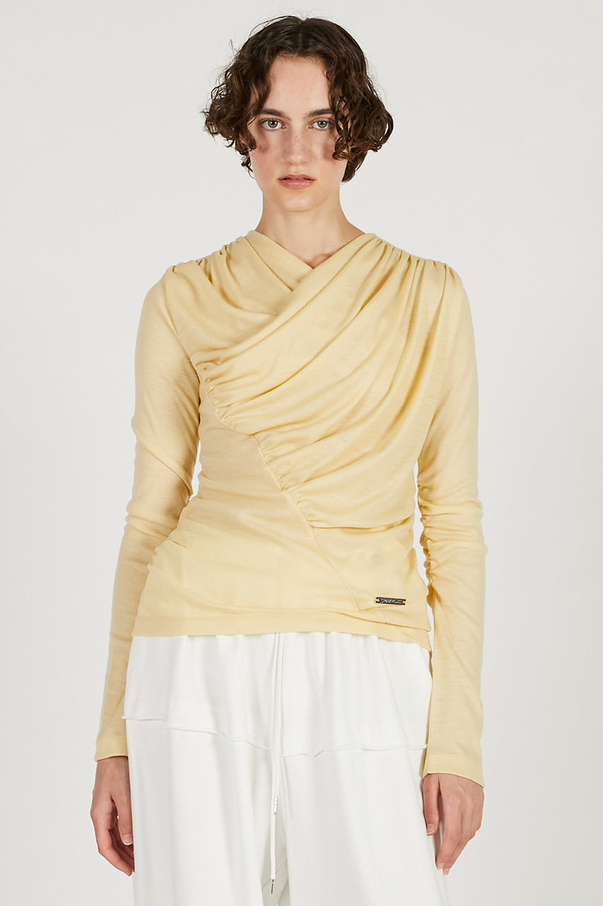 Drape Cross-Over Top