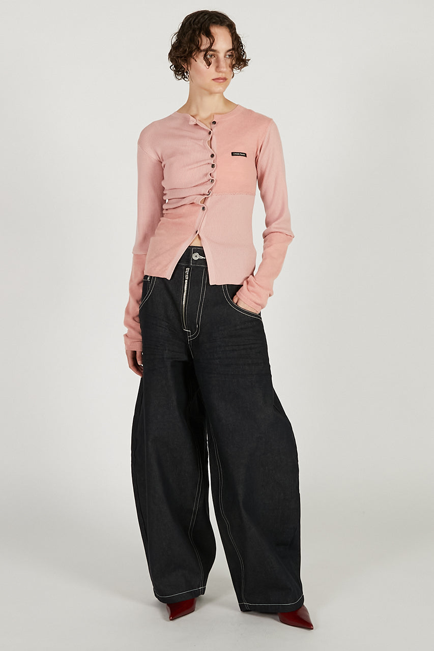Random Button Knit Top - 2025 WINTER