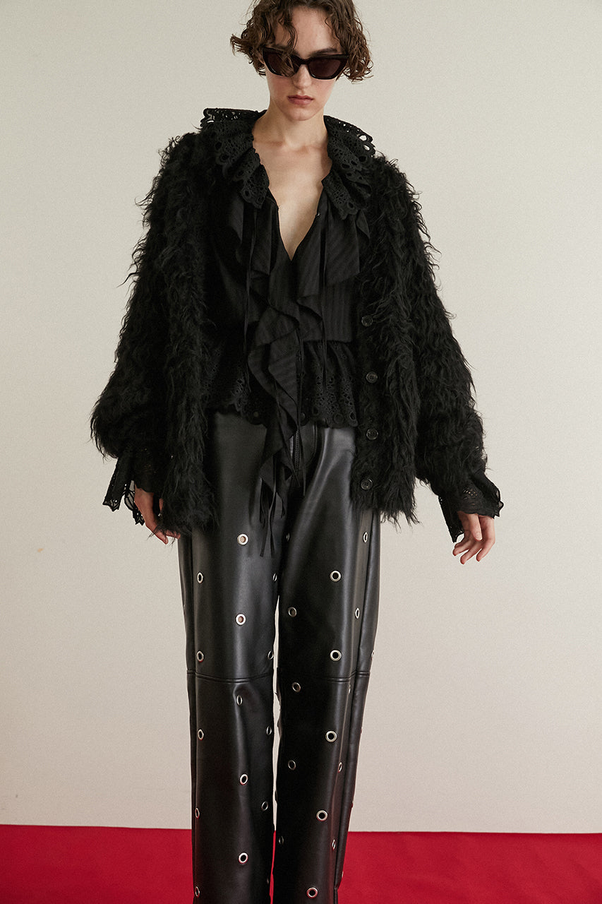 Shaggy Knit Cardigan