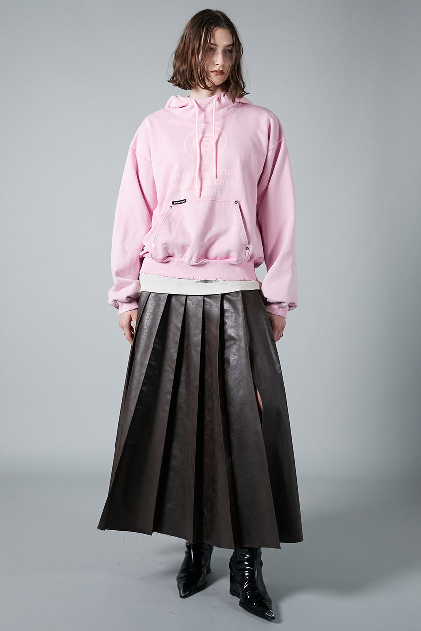 2WAY Pleated Maxi Skirt
