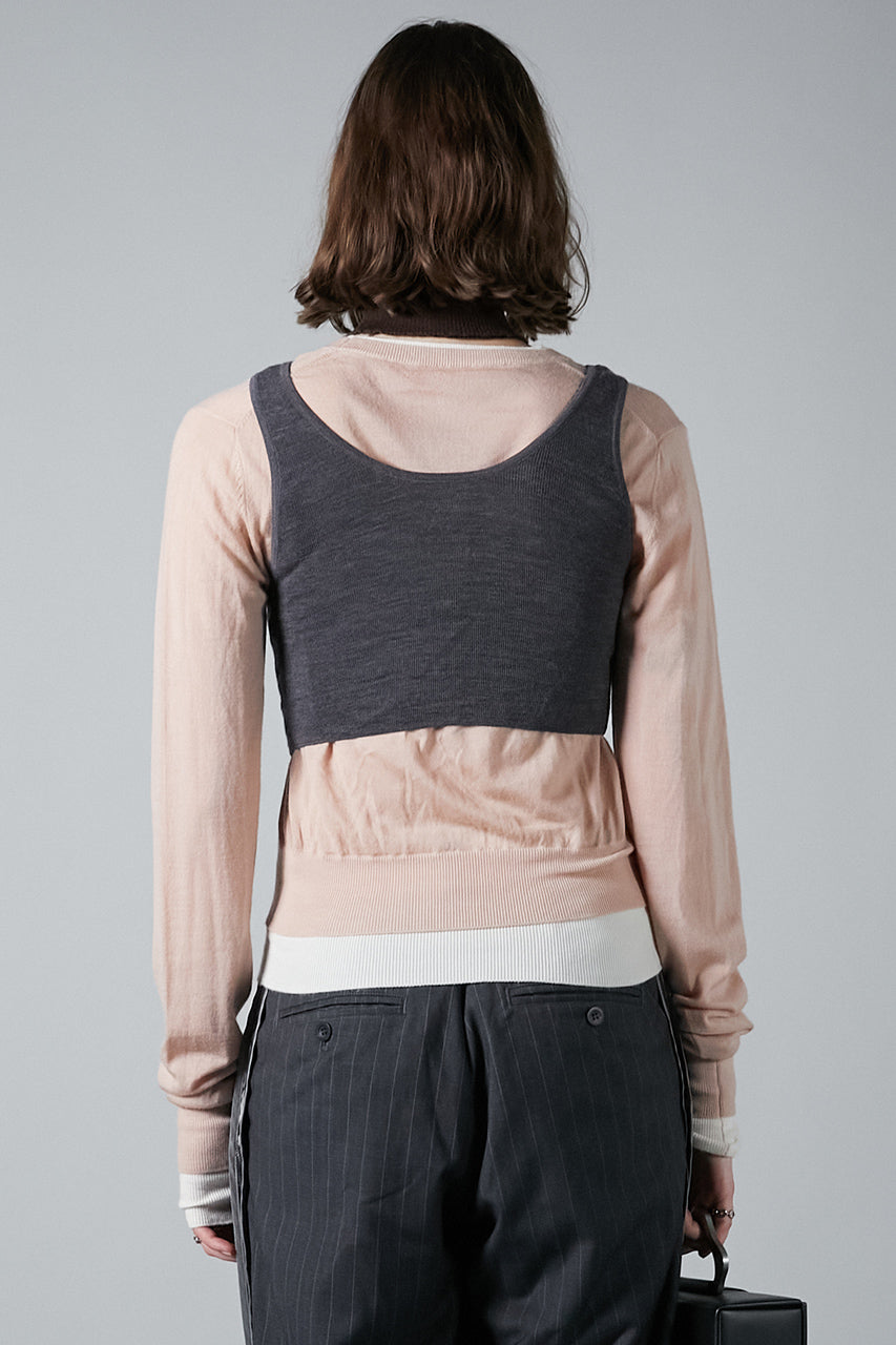 Layered Color Block Knit - SALE