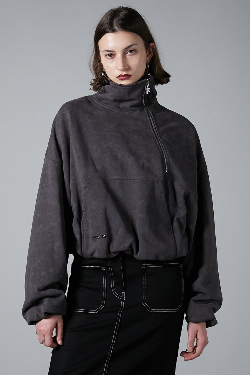 Asymmetry Zip Sweatshirts