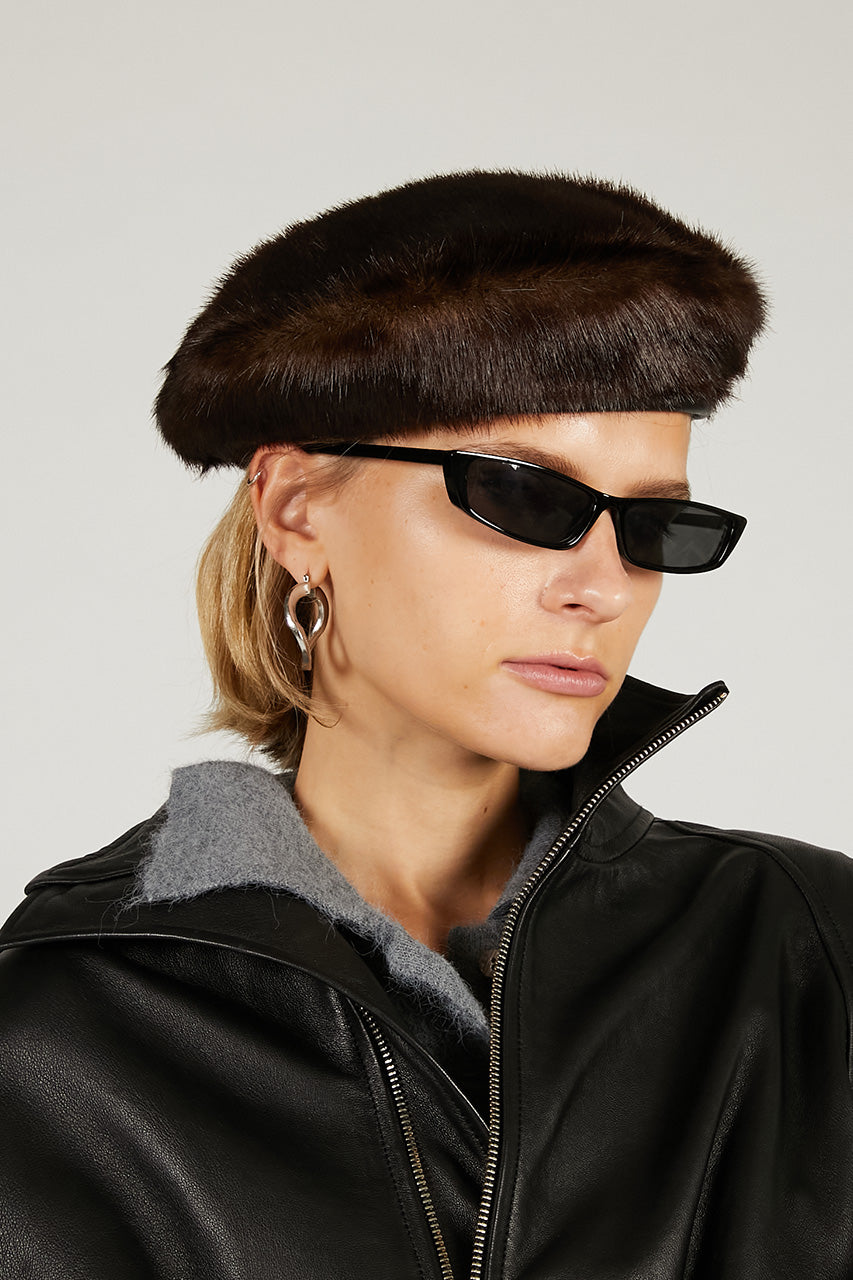Solene Fur Beret