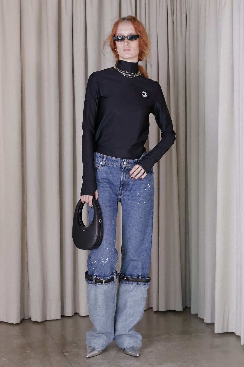 Tight High Neck Top