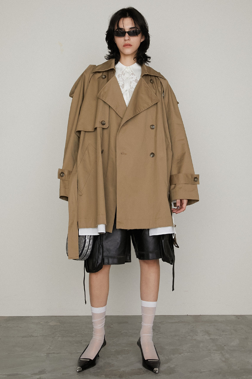 Cut-out Trench Coat - SALE