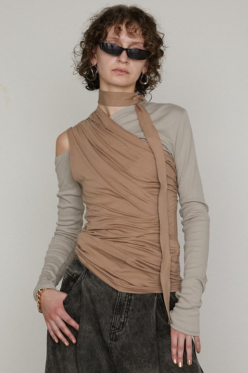 One Shoulder Layered Top - SALE
