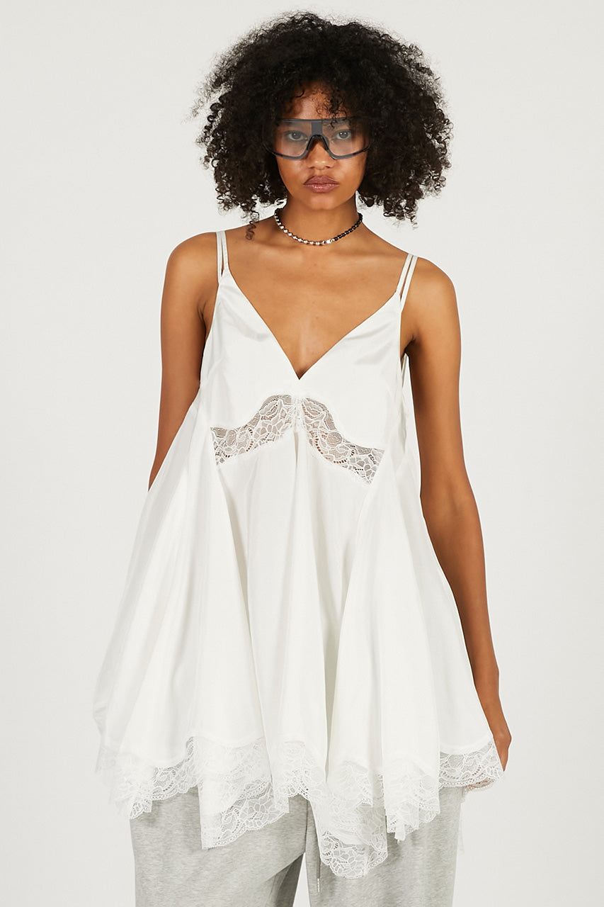 Lace Hem Volume Tunic