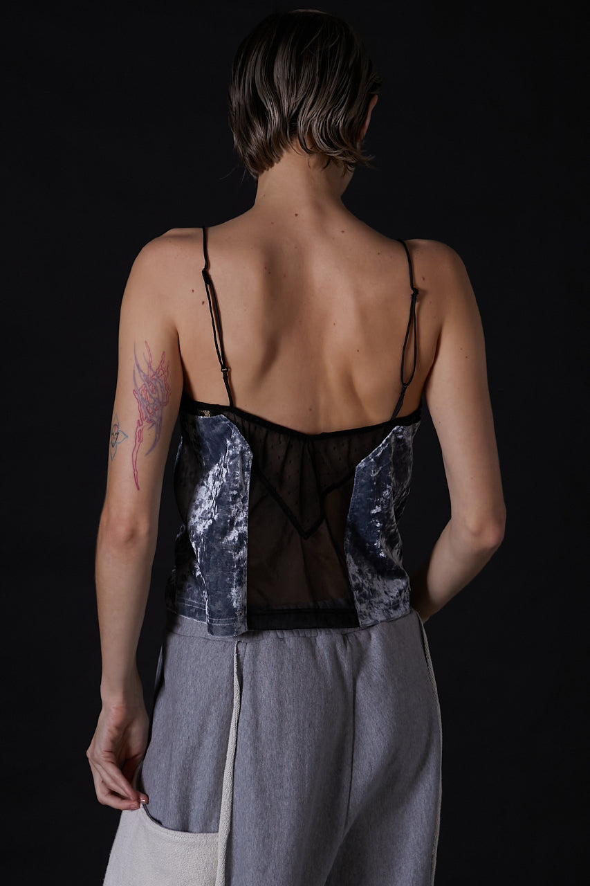 Crushed Velour Lace Camisole - SALE