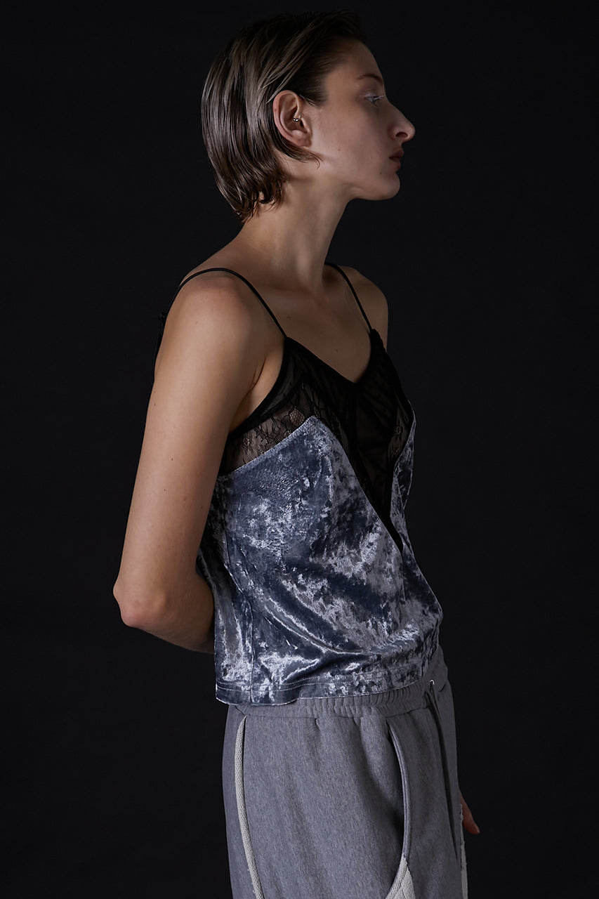Crushed Velour Lace Camisole - SALE