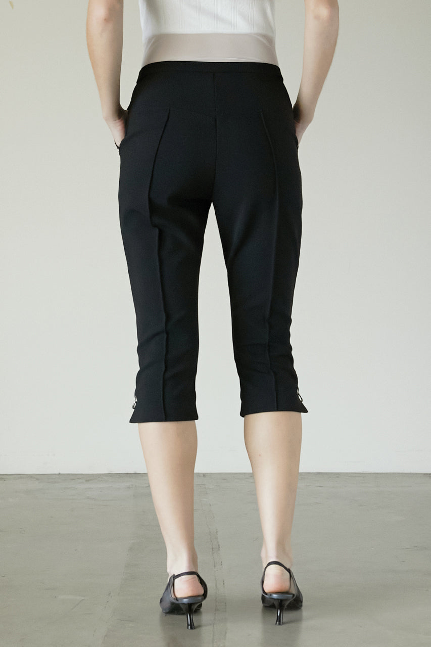 Front Zip Capri Pants - SALE
