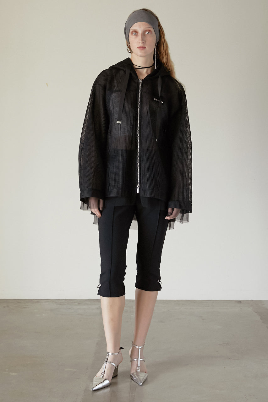 Front Zip Capri Pants - SALE