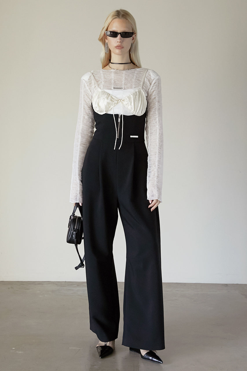 Shirred Layered Tulle Top - SALE