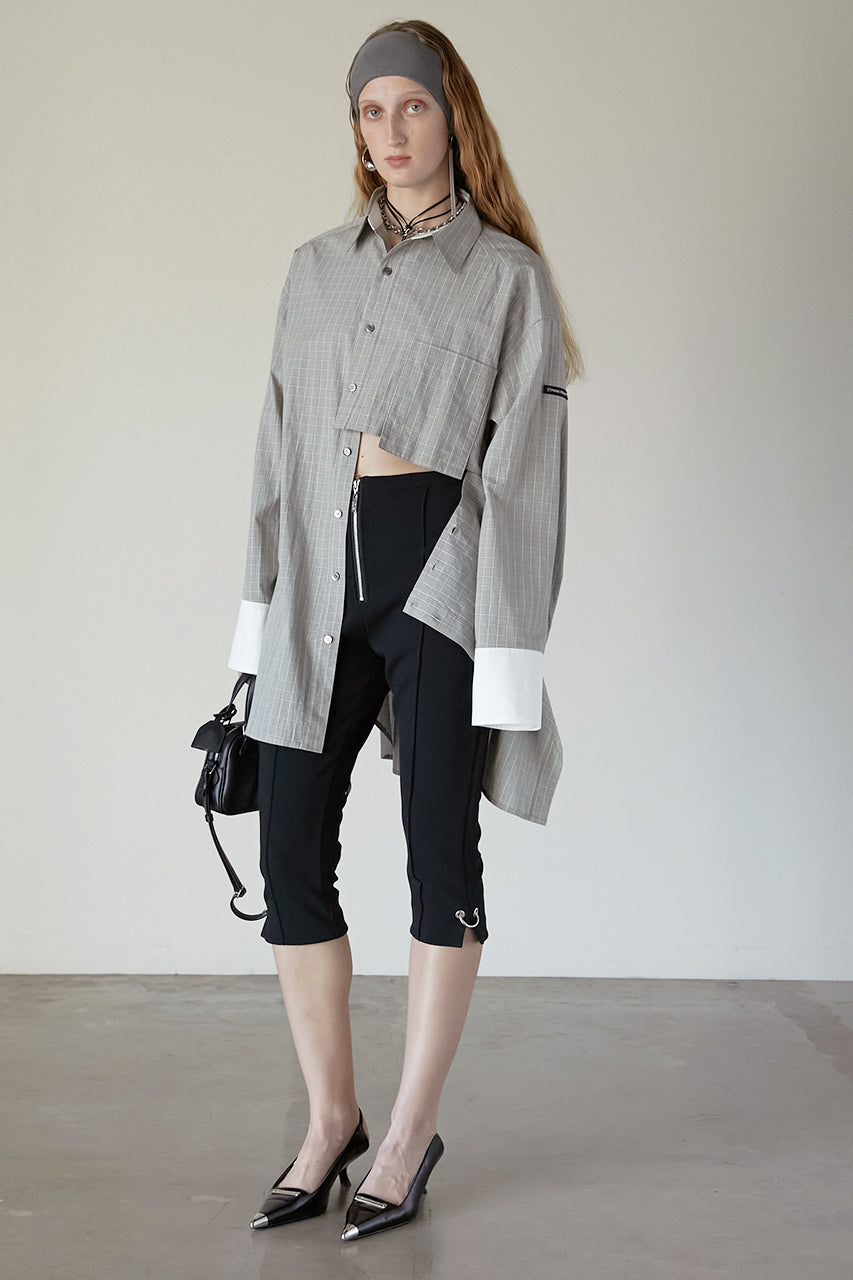 Front Zip Capri Pants - SALE