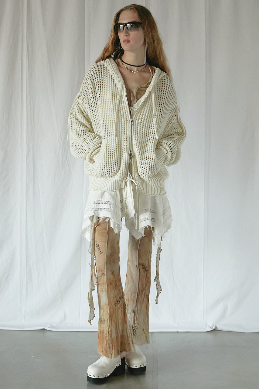 Antique Print Flare Pants - SALE