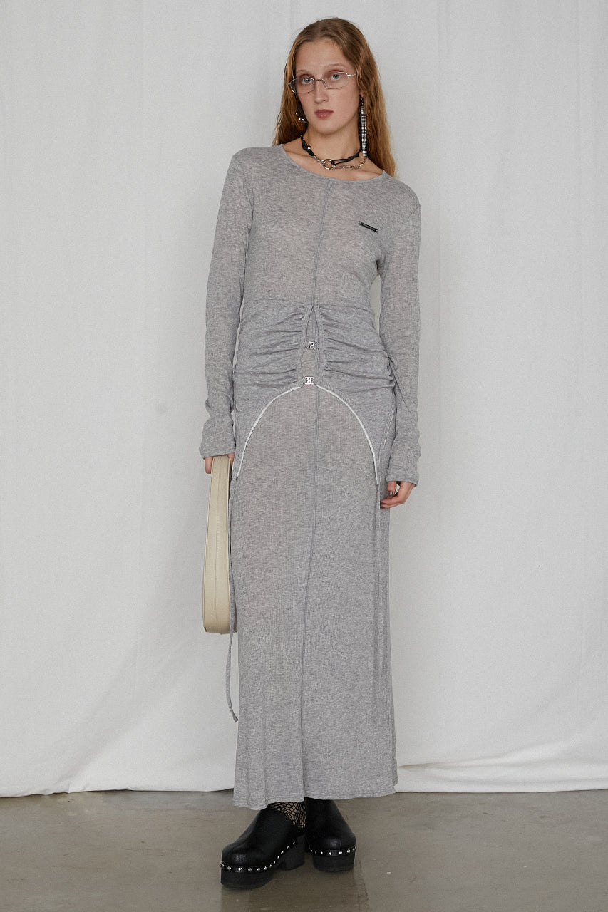Halter Layered Maxi Dress