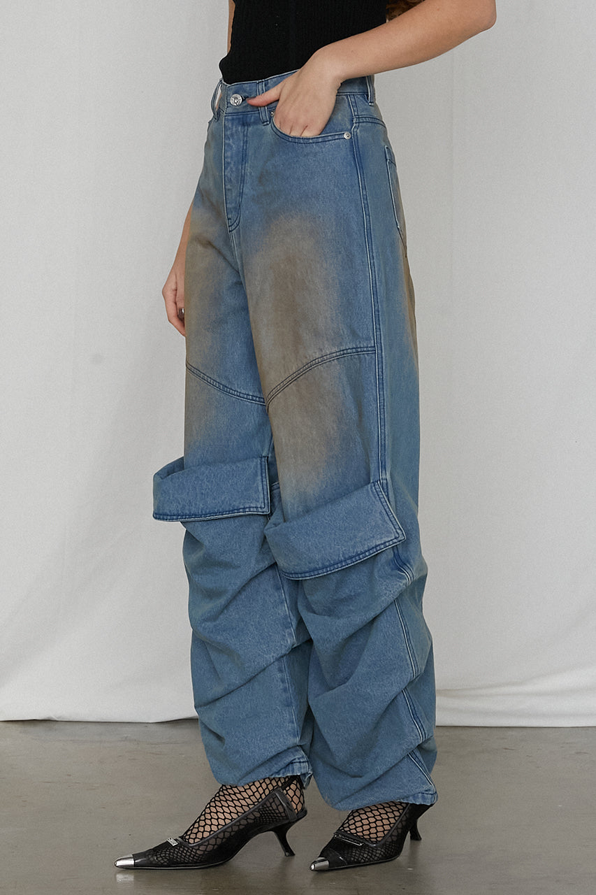 Faux Boots Denim