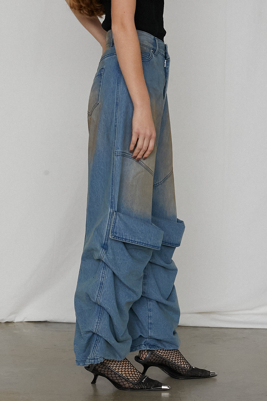 Faux Boots Denim