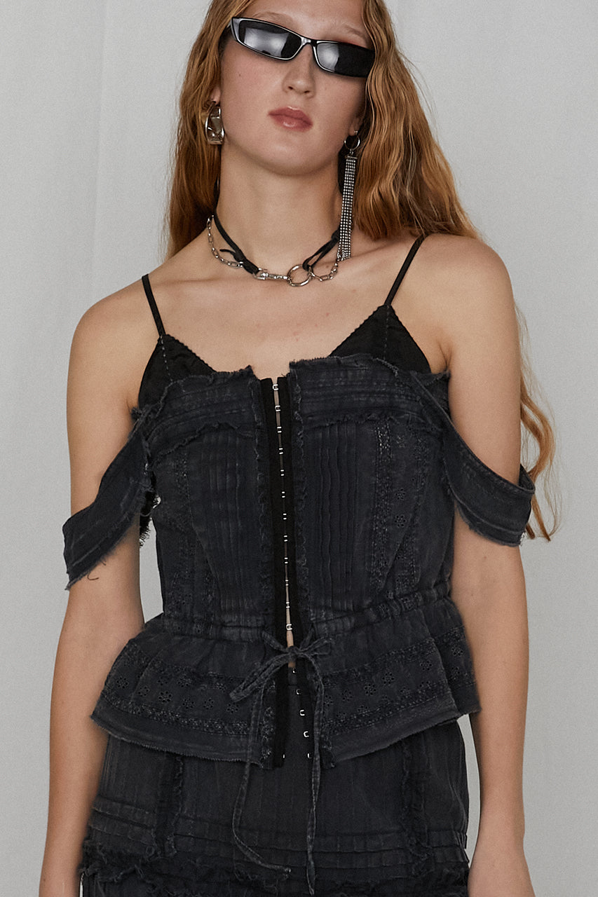 モネピネoriginal print bustier/オリジナルプリントビスチェ セール】original print bustier/オリジナルプリントビスチェ（T