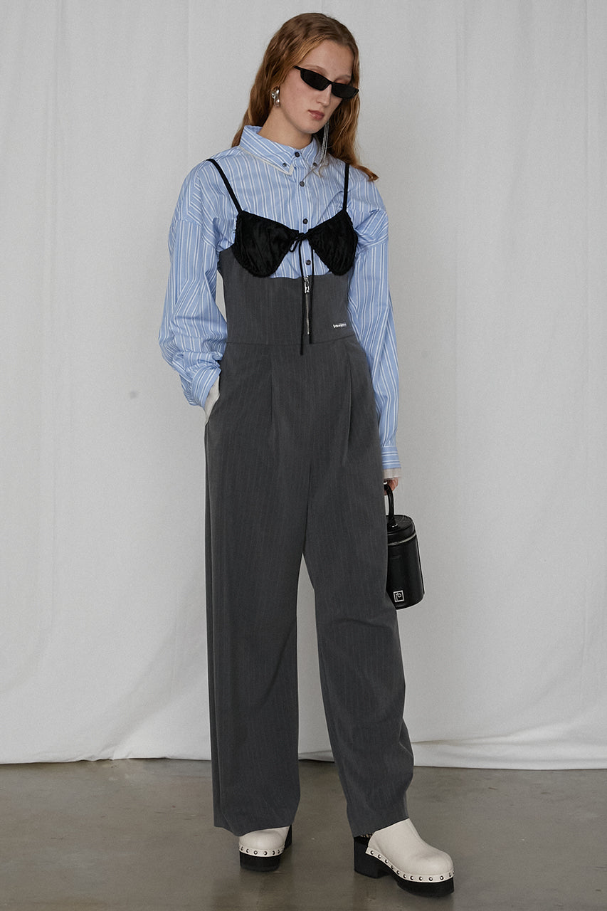 Double Collar Cropped Shirt - SALE